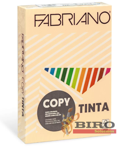 Hîrtie colorată A4 FABRIANO Tinta Albicoc, 80 gr/m2, 500 foi, pastel, piersic